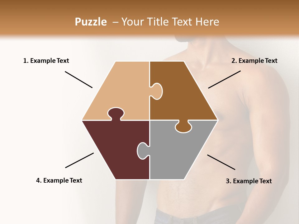 Romantic Muscle Alone PowerPoint Template