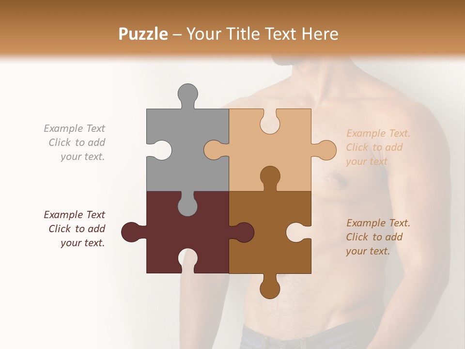 Romantic Muscle Alone PowerPoint Template