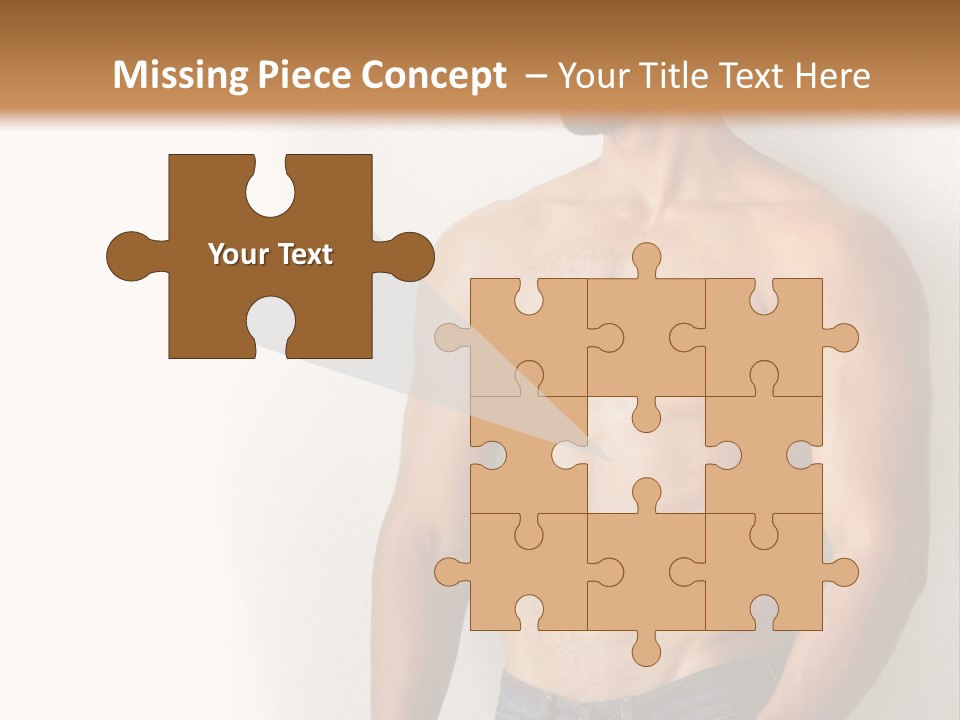 Romantic Muscle Alone PowerPoint Template