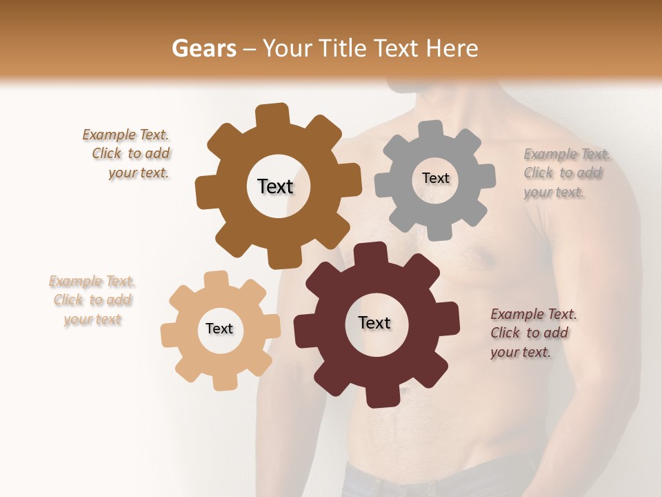 Romantic Muscle Alone PowerPoint Template