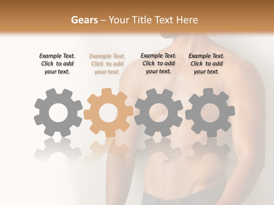 Romantic Muscle Alone PowerPoint Template