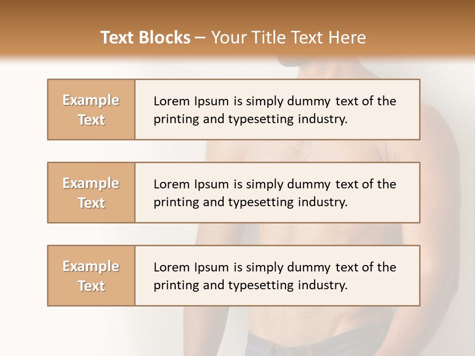 Romantic Muscle Alone PowerPoint Template