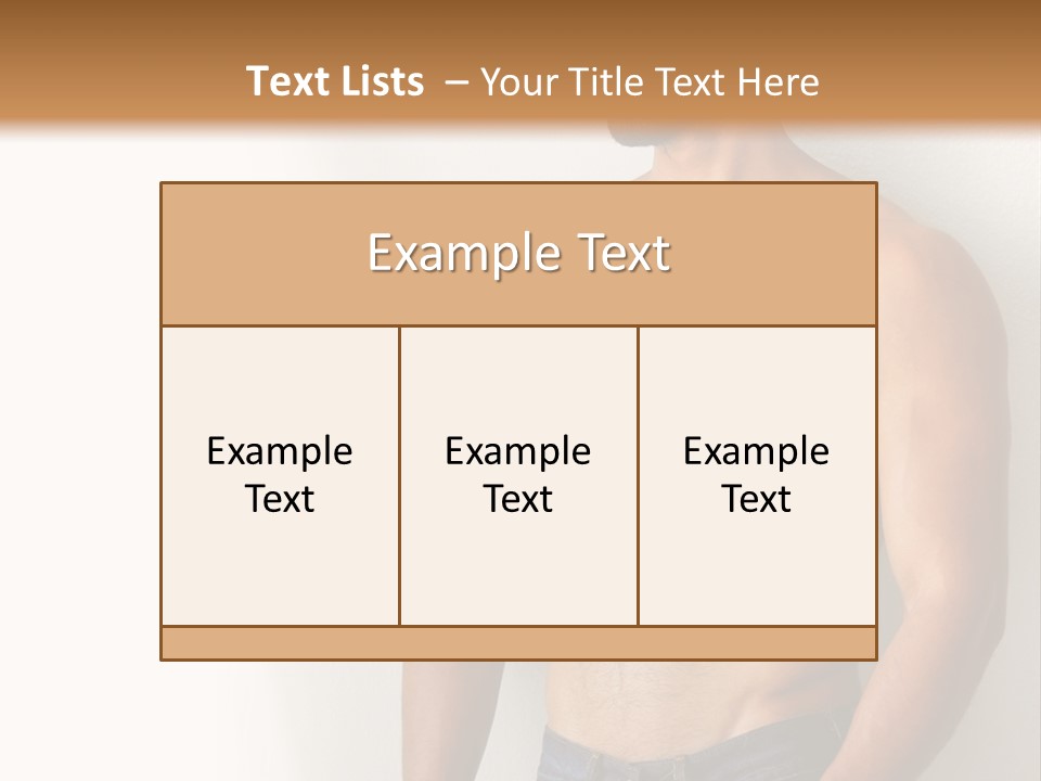 Romantic Muscle Alone PowerPoint Template
