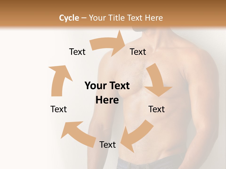 Romantic Muscle Alone PowerPoint Template