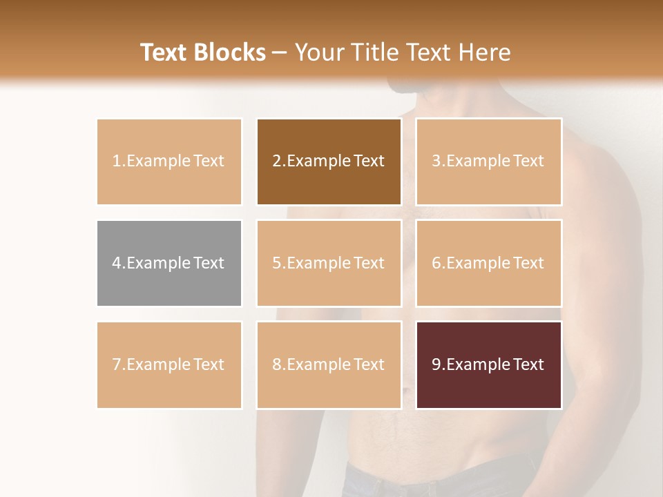 Romantic Muscle Alone PowerPoint Template