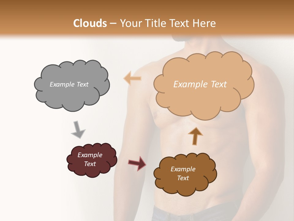 Romantic Muscle Alone PowerPoint Template