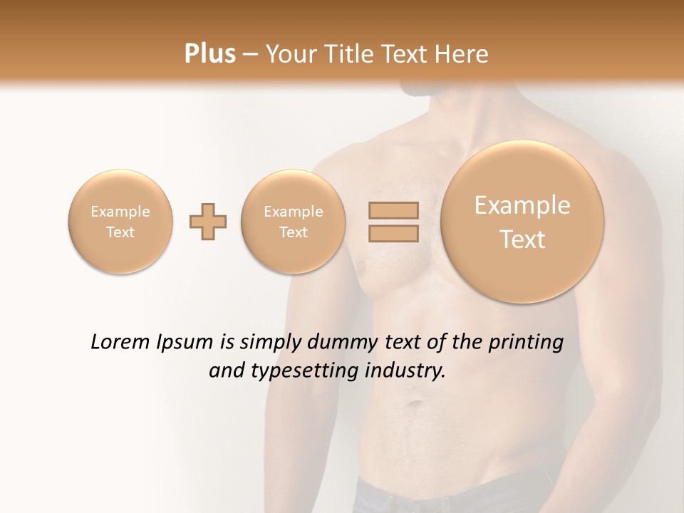 Romantic Muscle Alone PowerPoint Template