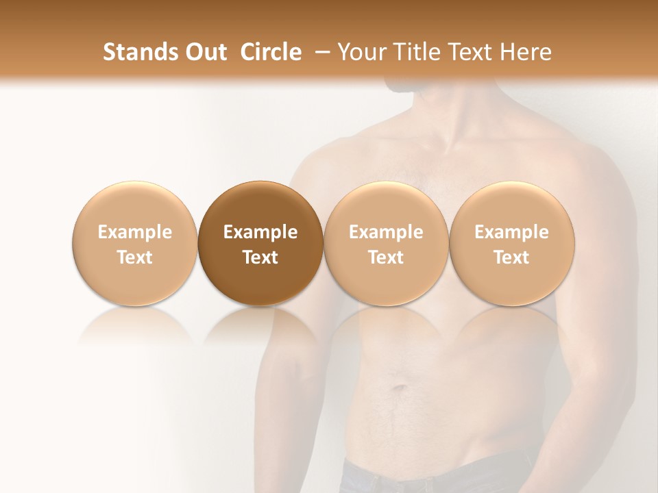 Romantic Muscle Alone PowerPoint Template