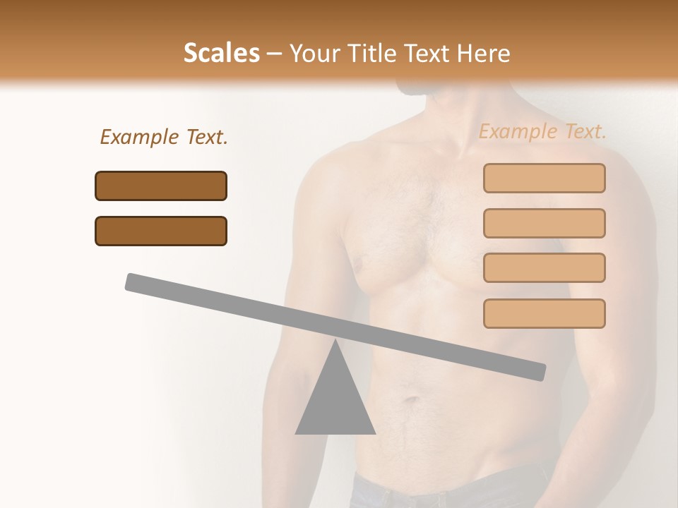 Romantic Muscle Alone PowerPoint Template