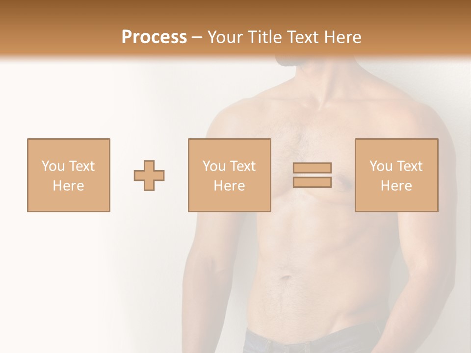 Romantic Muscle Alone PowerPoint Template