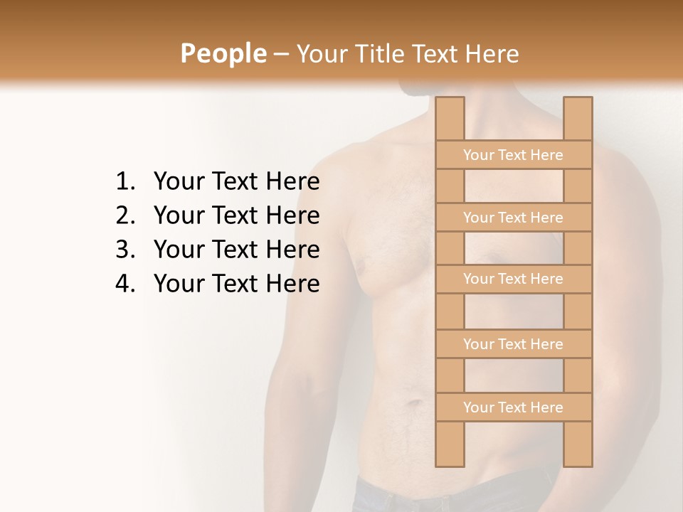 Romantic Muscle Alone PowerPoint Template