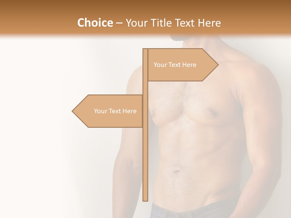 Romantic Muscle Alone PowerPoint Template