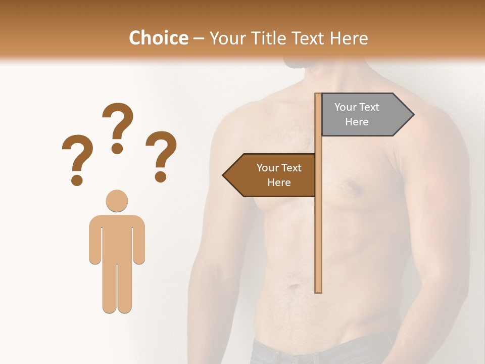 Romantic Muscle Alone PowerPoint Template