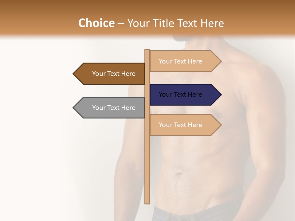 Romantic Muscle Alone PowerPoint Template
