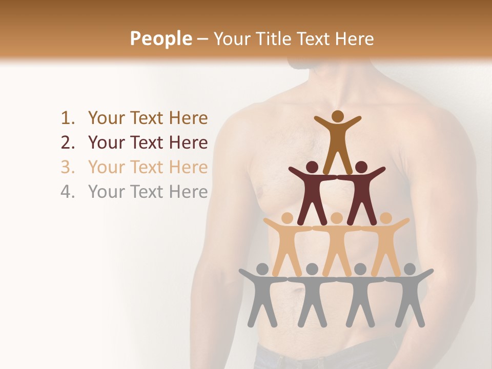 Romantic Muscle Alone PowerPoint Template