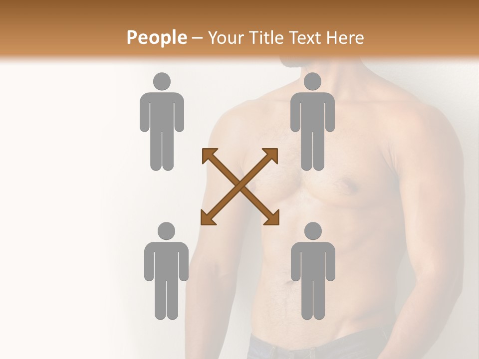 Romantic Muscle Alone PowerPoint Template