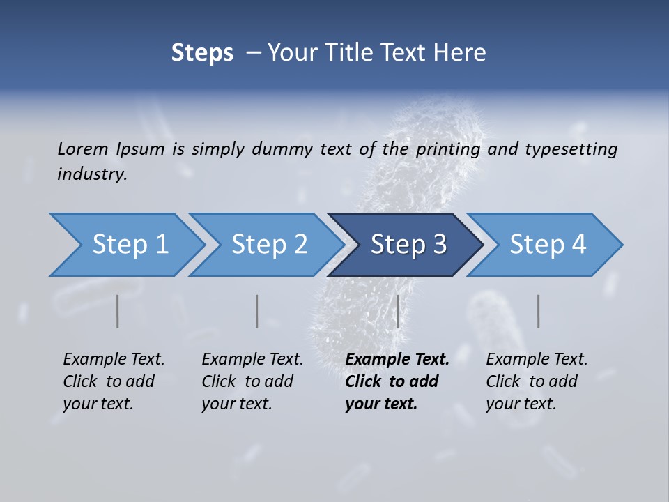 Epidemiology Bacillus Illustration PowerPoint Template