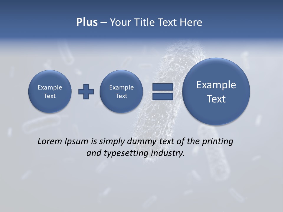 Epidemiology Bacillus Illustration PowerPoint Template