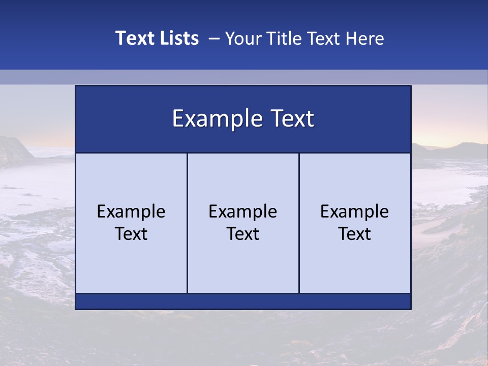 Desert Road Cold PowerPoint Template
