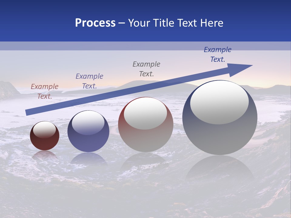 Desert Road Cold PowerPoint Template