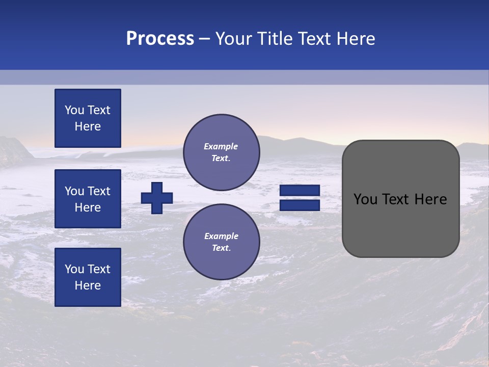 Desert Road Cold PowerPoint Template
