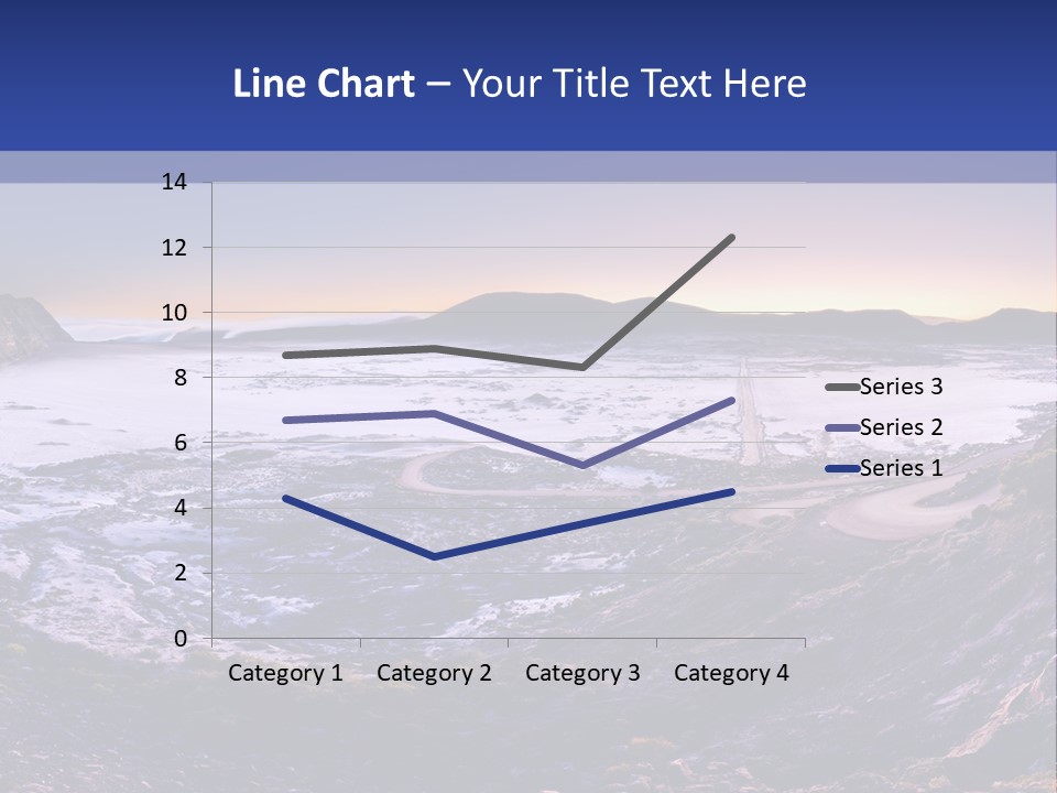 Desert Road Cold PowerPoint Template