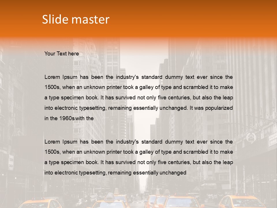 Sky Architecture City PowerPoint Template