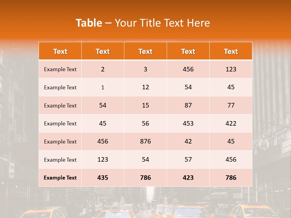 Sky Architecture City PowerPoint Template