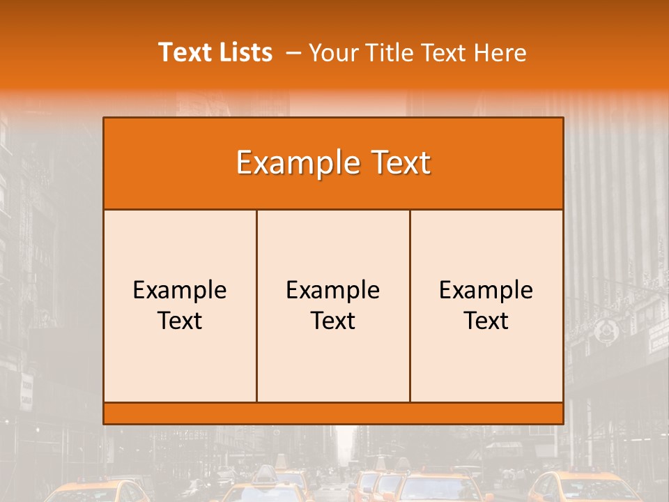 Sky Architecture City PowerPoint Template