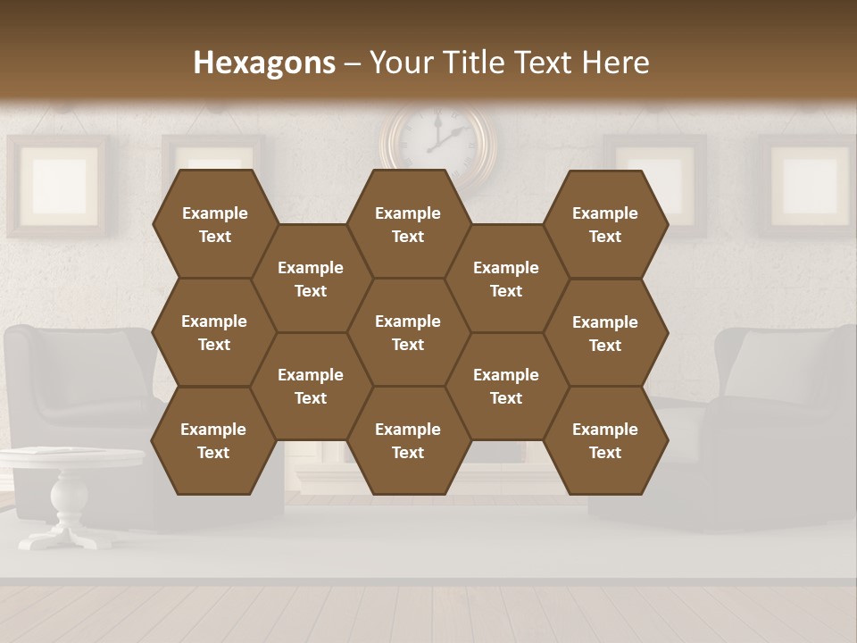 Livingroom Style Flame PowerPoint Template