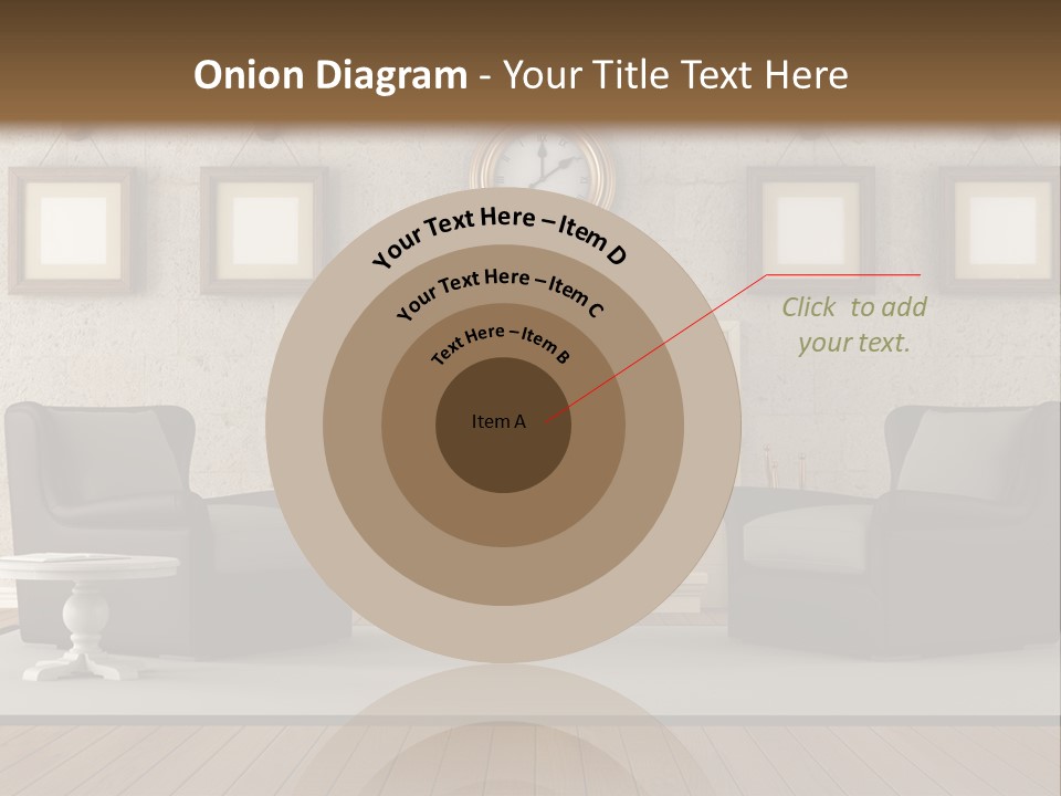 Livingroom Style Flame PowerPoint Template