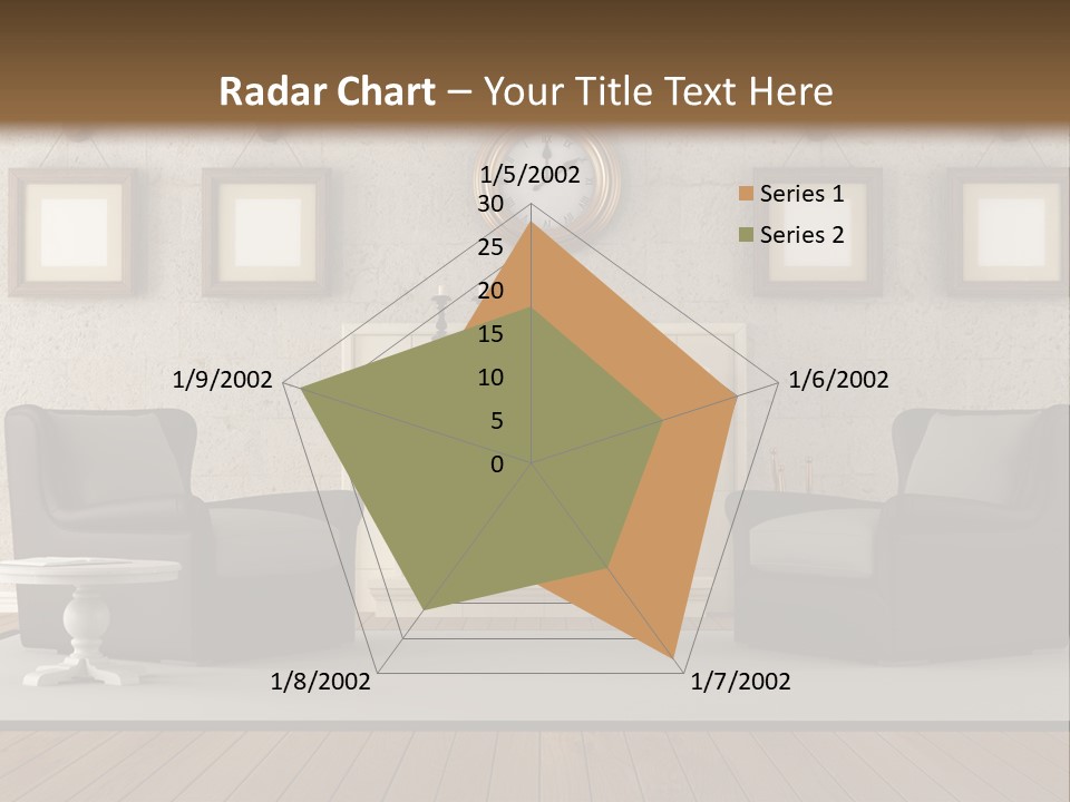 Livingroom Style Flame PowerPoint Template
