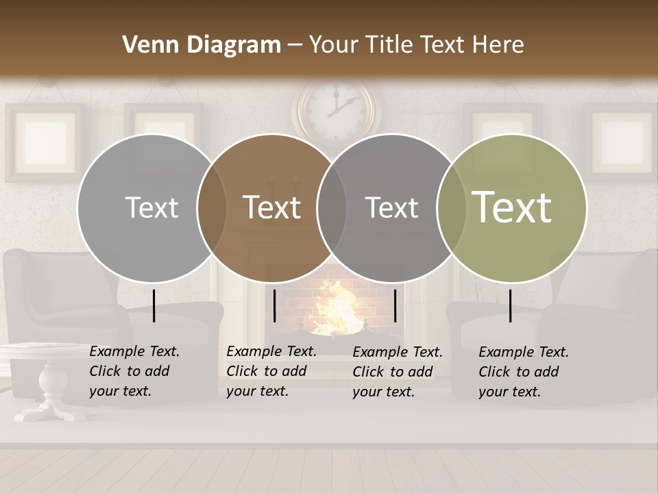 Livingroom Style Flame PowerPoint Template