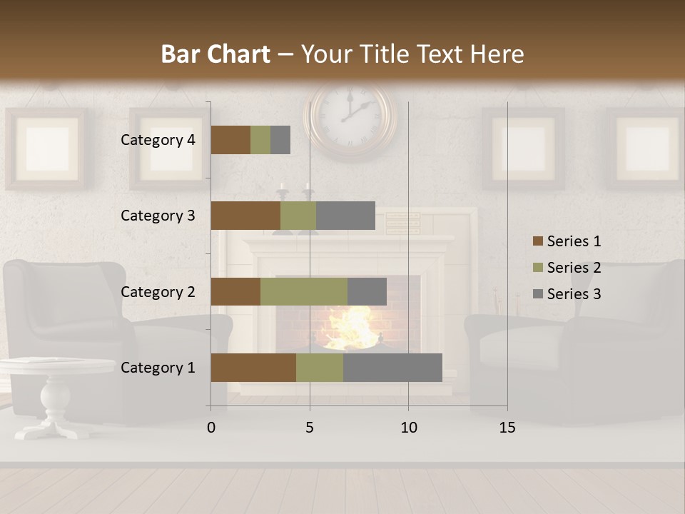 Livingroom Style Flame PowerPoint Template