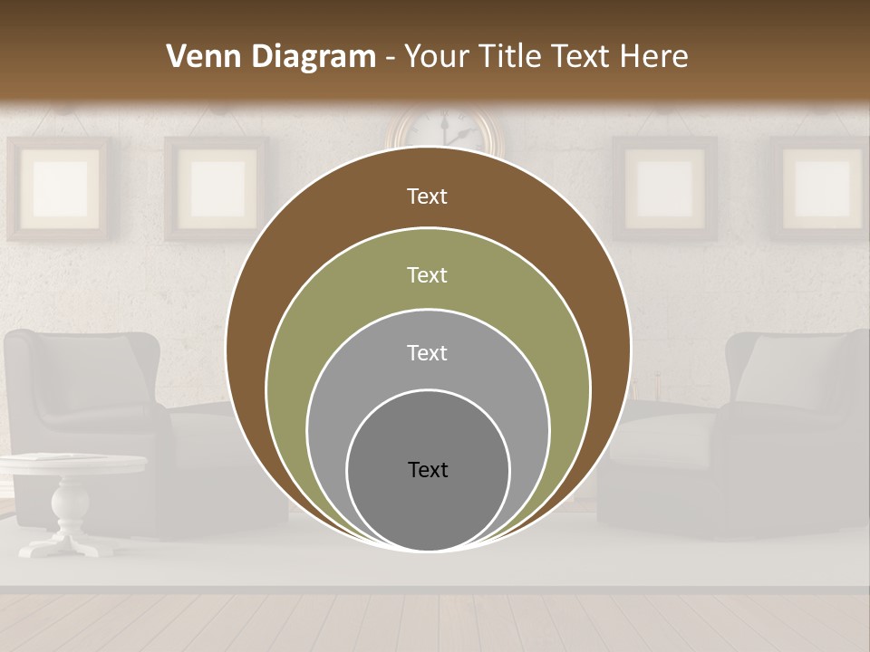 Livingroom Style Flame PowerPoint Template
