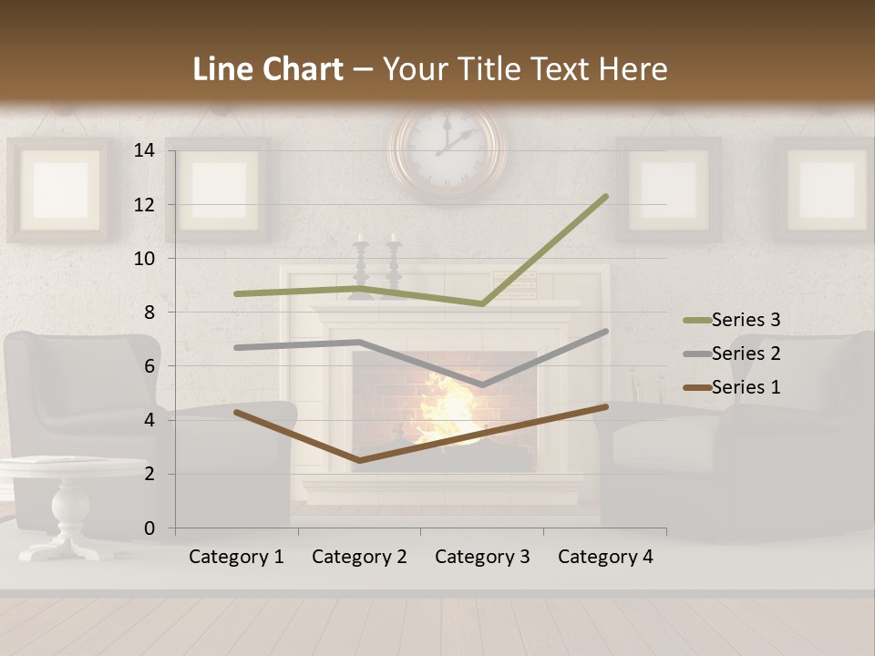 Livingroom Style Flame PowerPoint Template