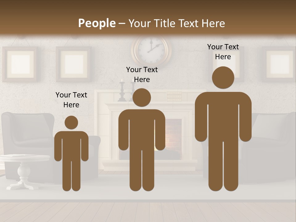 Livingroom Style Flame PowerPoint Template