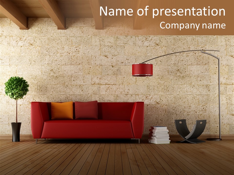 Stone Style Wooden PowerPoint Template