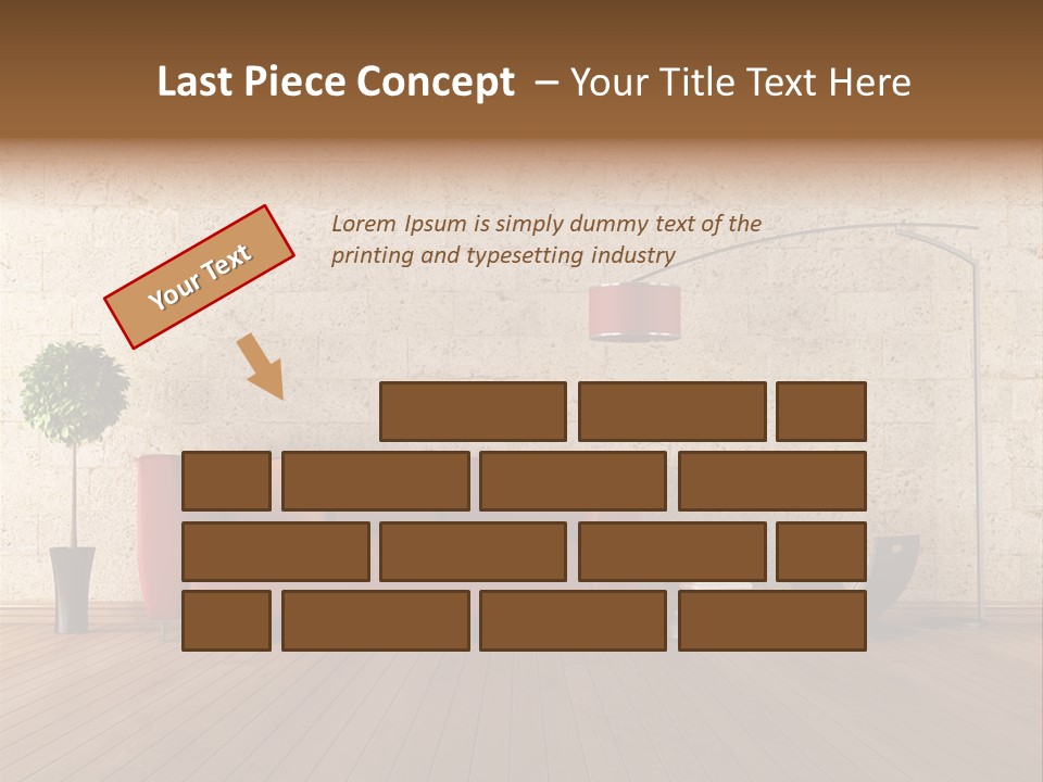 Stone Style Wooden PowerPoint Template