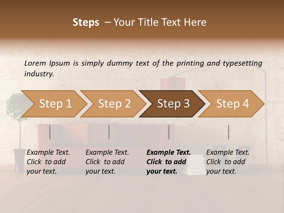 Stone Style Wooden PowerPoint Template