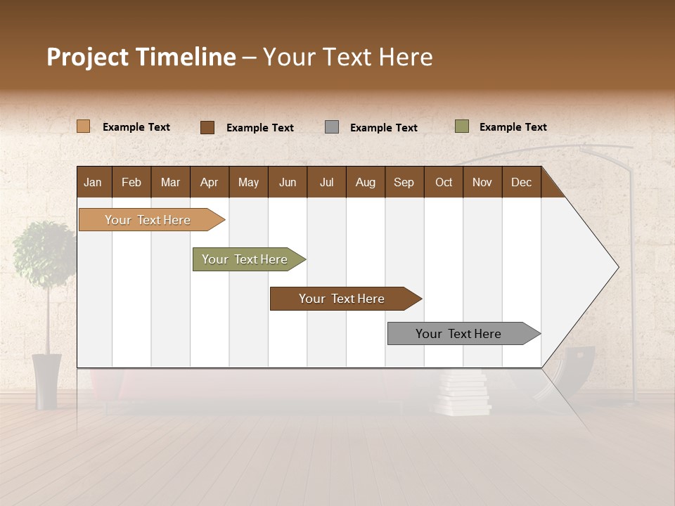 Stone Style Wooden PowerPoint Template