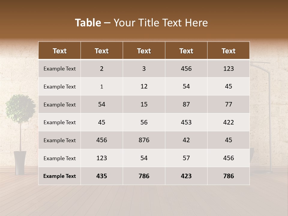 Stone Style Wooden PowerPoint Template