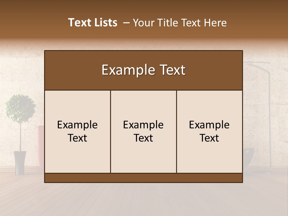 Stone Style Wooden PowerPoint Template