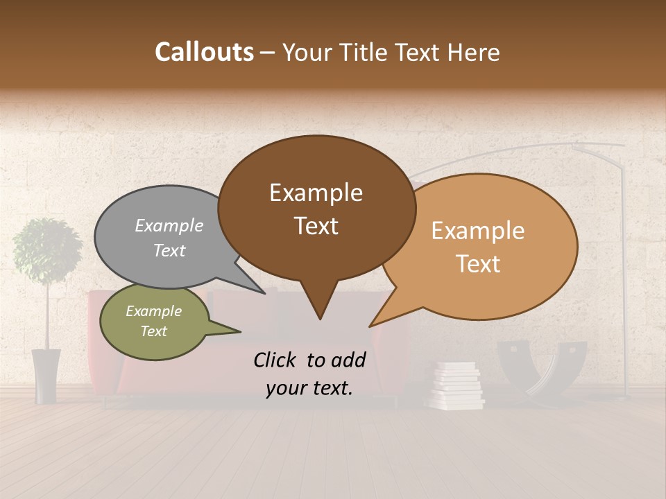 Stone Style Wooden PowerPoint Template