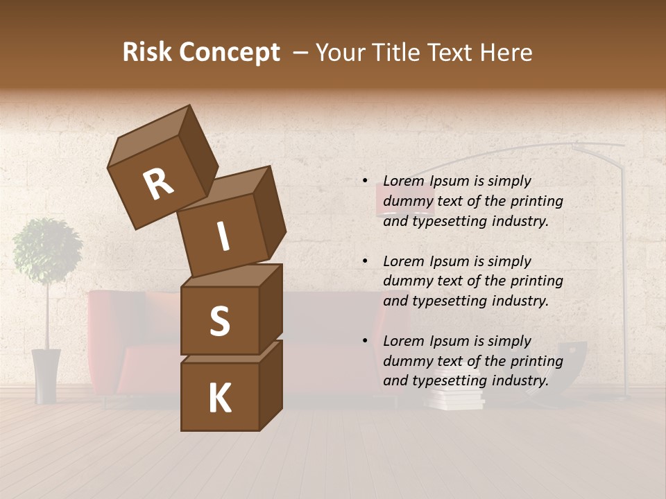 Stone Style Wooden PowerPoint Template