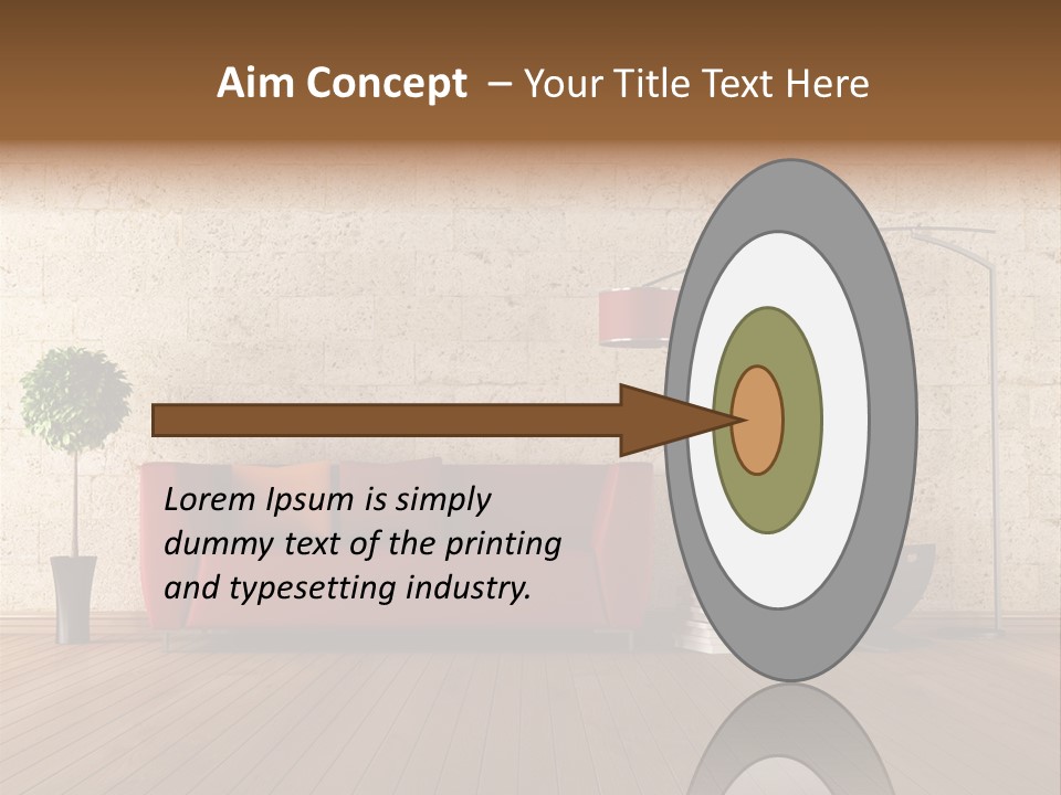 Stone Style Wooden PowerPoint Template