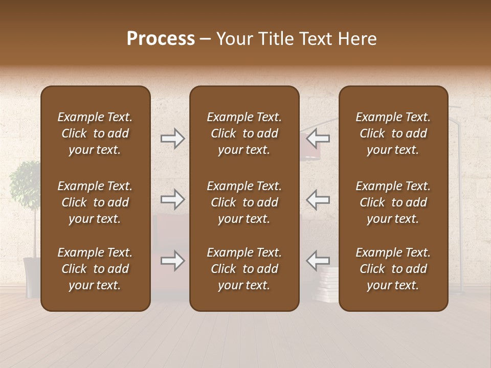 Stone Style Wooden PowerPoint Template