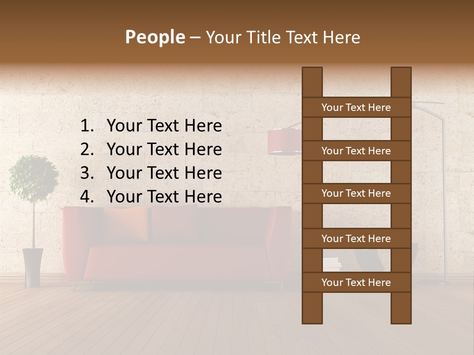 Stone Style Wooden PowerPoint Template