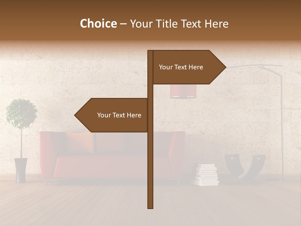 Stone Style Wooden PowerPoint Template