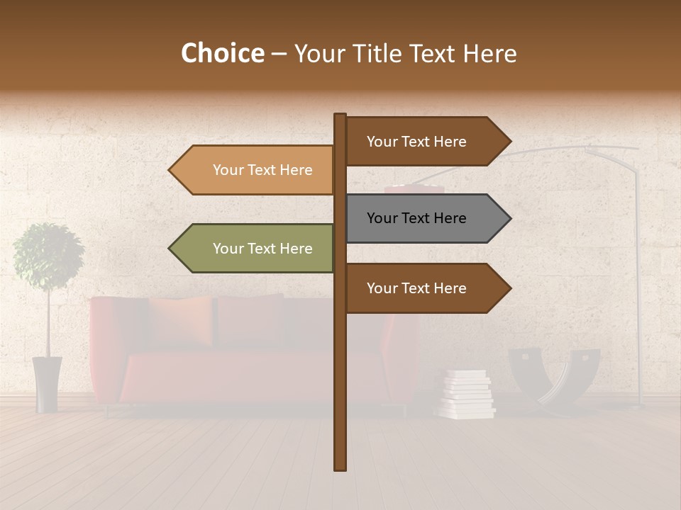 Stone Style Wooden PowerPoint Template